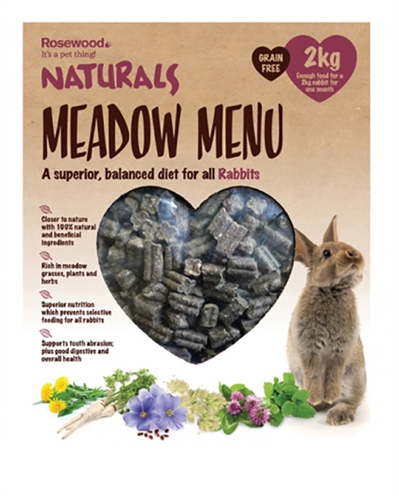 Rosewood naturals meadow menu rabbit (2 KG)