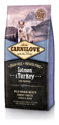 Carnilove salmon / turkey puppies (12 KG)