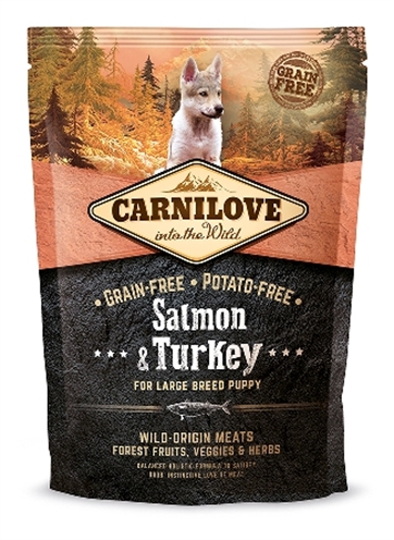 Carnilove salmon / turkey puppies large breed (12 KG)