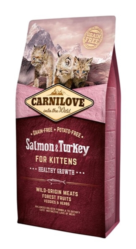Carnilove salmon / turkey kittens (6 KG)