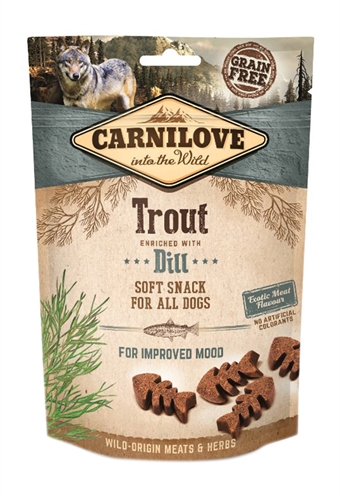 Carnilove soft snack forel / dille (200 GR)