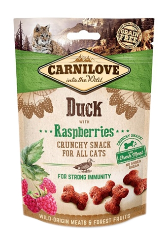 Carnilove crunchy snack eend / framboos (50 GR)
