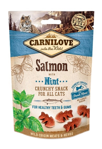 Carnilove crunchy snack zalm / munt (50 GR)