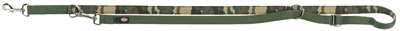 Trixie premium hondenriem neopreen camouflage groen (100X2,5 CM)