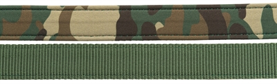 Trixie premium hondenriem neopreen verstelbaar camouflage groen (200X2,5 CM)
