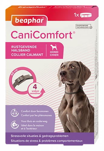 Beaphar canicomfort rustgevende halsband volwassen hond (65 CM)