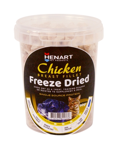 Henart freeze dried chickenbreast fillet (90 GR)