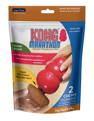 Kong marathon peanut butter (7,5X7,5X6,5 CM 2 ST)