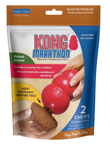 Kong marathon peanut butter (6,5X6,5X5,5 CM 2 ST)
