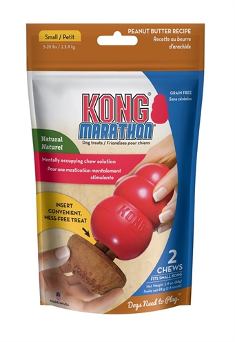 Kong marathon peanut butter (5X5X4,5 CM 2 ST)
