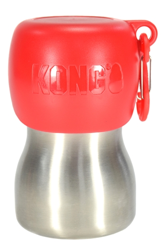 Kong h2o drinkfles rvs rood (280 ML)