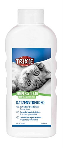 Trixie simple’n’nclean geurverdrijver kattenbak lentefris (750 GR)