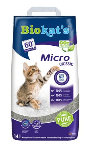 Biokat’s kattenbakvulling micro classic (14 LTR)