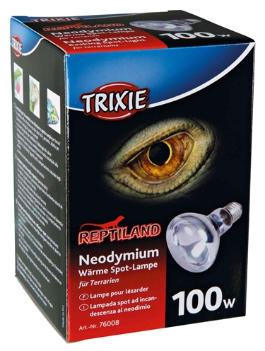 Trixie reptiland warmtelamp neodymium (100 WATT 8X8X10,8 CM)