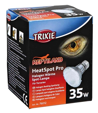Trixie reptiland heatspot pro warmtelamp halogeen (35 WATT 6,5X6,5X8,8 CM)