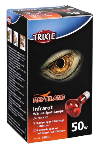 Trixie reptiland warmtelamp infrarood (50 WATT 6,3X6,3X10 CM)