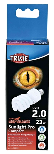 Trixie reptiland sunlight pro compact 2.0 uv-b lamp (23 WATT 6X6X15,2 CM)