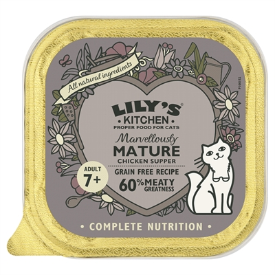 Lily’s kitchen cat marvelously mature chicken supper (19X85 GR)