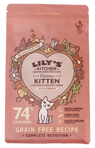 Lily’s kitchen cat kitten chicken / white fish (800 GR)