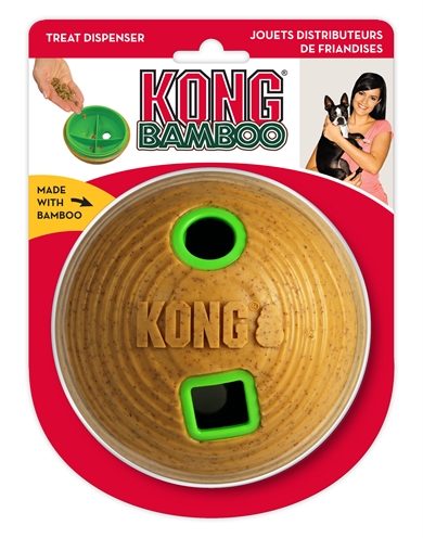 Kong bamboo feeder bal voerbal (12X12X12 CM)