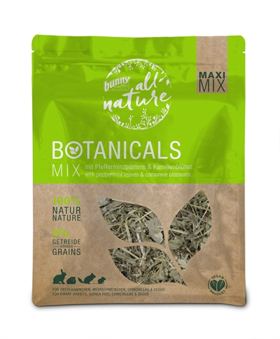 Bunny nature botanicals maxi mix pepermuntblad / kamillebloesem (400 GR)