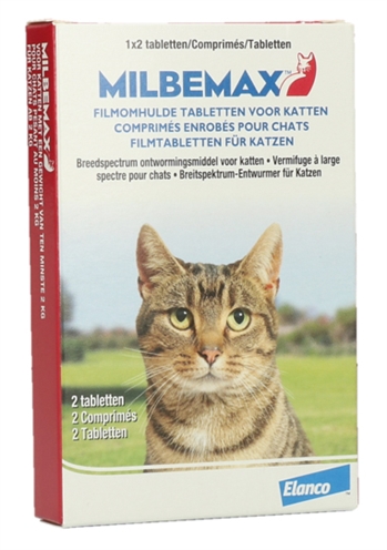 Milbemax kat (2-8 KG 2 TBL)