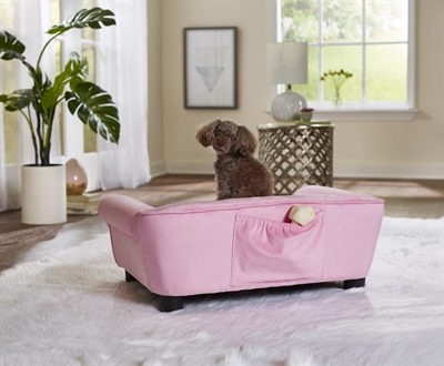 Enchanted hondenmand / sofa charlotte roze (72X44X29 CM)