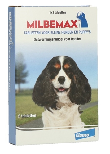Milbemax kleine hond / pup (0,5-10 KG 2 TBL)