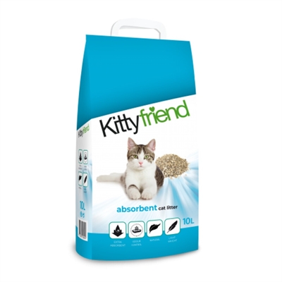 Kitty friend absorbents kattenbakvulling (10 LTR)
