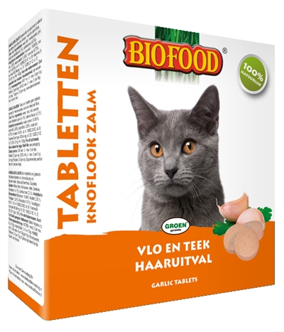 Biofood kattensnoepjes bij vlo zalm (100 ST)