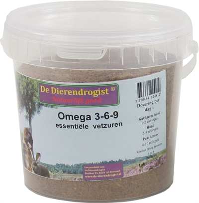 Dierendrogist omega 3-6-9 vetzuren (500 GR)