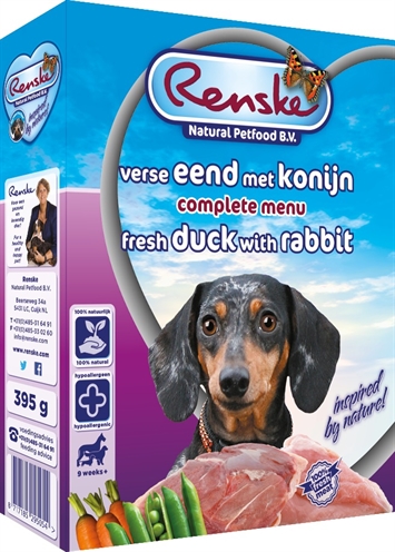Renske vers vlees eend/konijn (10X395 GR)