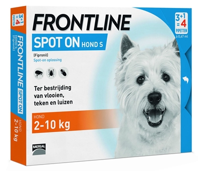 Frontline hond spot on small (4 PIPET)