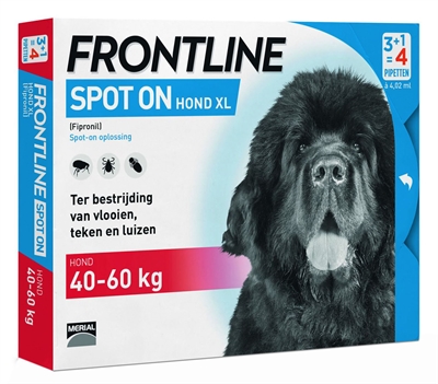 Frontline hond spot on xl (4 PIPET)