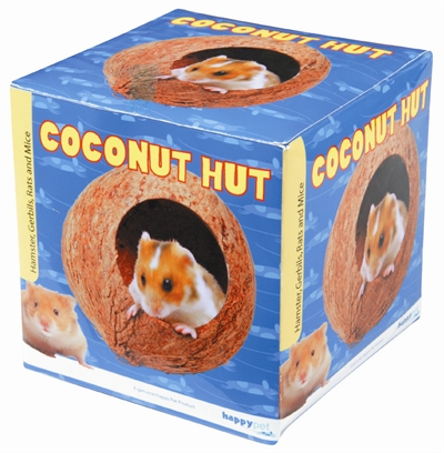 Happy pet coconut hut (12X11X11 CM)