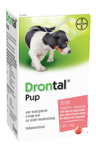 Bayer drontal ontworming pup (50 ML)