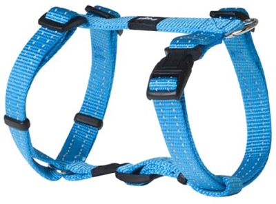 Rogz for dogs snake tuig turquoise (16 MMX32-52 CM)