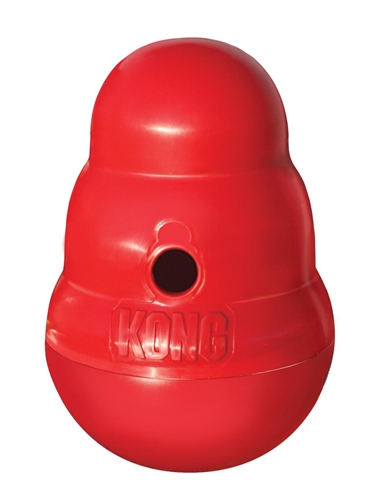 Kong snack dispenser wobbler rood (LARGE 19X13 CM)