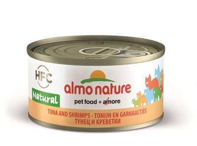 Almo nature cat tonijn/garnalen (24X70 GR)