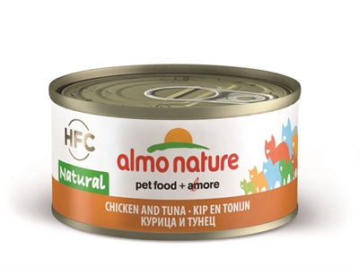Almo nature cat tonijn/kip (24X70 GR)