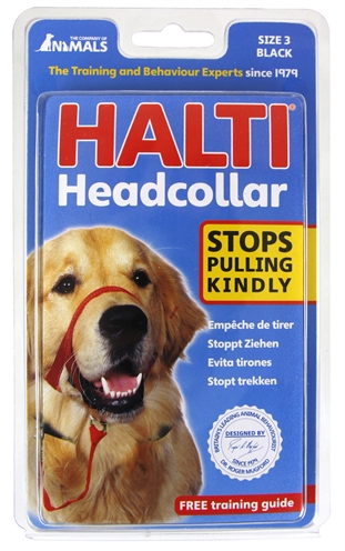 Halti headcollar zwart (MAAT 3)
