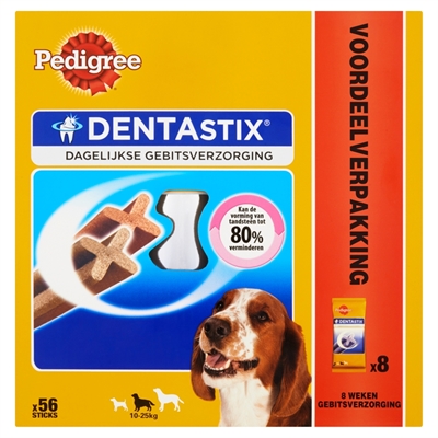 Pedigree dentastix medium actiepack (56 ST 1440 GR)