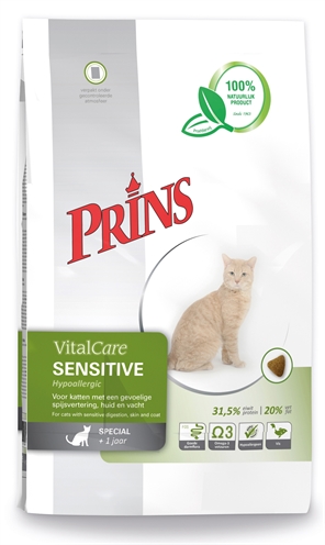 Prins cat vital care adult sensitive hypo allergeen (5 KG)